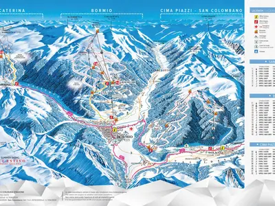 Pistenplan Bormio