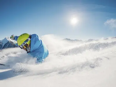 Skifahrer auf der Schwemmalm © Sebastian Stocker / Schwemmalm