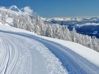 Skiweg auf der Schwemmalm © Oswald Breitenberger TV Ultental