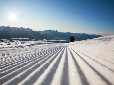Präparierte Piste am Rittner Horn © Tourismusverein Ritten / Sophie Pichler