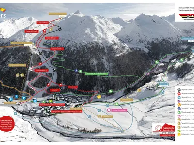 Pistenplan Pfelders im Passeiertal