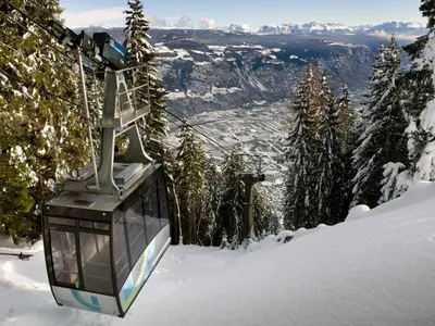 Gondel in den Bergen © Vigiljoch GmbH