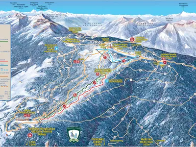 Pistenplan Vigiljoch - Ortler Skiarena
