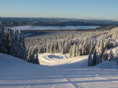 Panoramablick im Skigebiet Sjusjoen Skicenter © Sjusjoen Skicenter