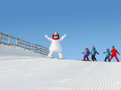 Mit der Skischule unterwegs im Skigebiet Trysilfjellet © Trysil