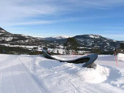 Der Snowpark im Skigebiet Vradal Skicenter © Vradal Panorama AS
