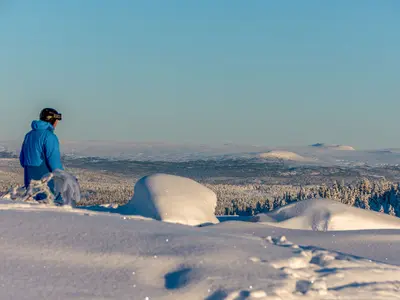 Schneelandschaft im Gausta Ski Resort in Norwegen © Gaustablikk / Gausta Ski Resort