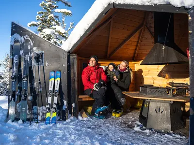 Grillhütte im Gausta Ski Resort in Norwegen © Gaustablikk / Gausta Ski Resort