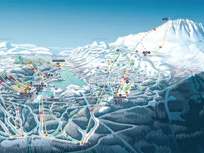 Pistenplan Gausta Ski Resort