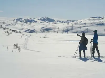 Langläufer im Skigebiet Rauland Skicenter © Rauland Skisenter