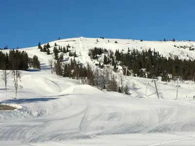 Blick über das Skigebiet Golsfjellet © Golsfjelletapinsenter.no