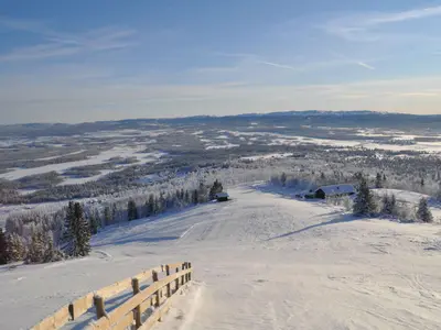 Blick von den Pisten im Skigebiet Golsfjellet © Golsfjellet Alpinsenter