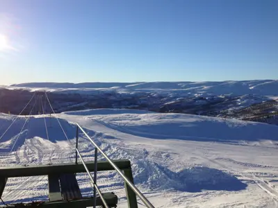 Panoramablick im Skigebiet Skarslia © Skarslia Ski og Akesenter