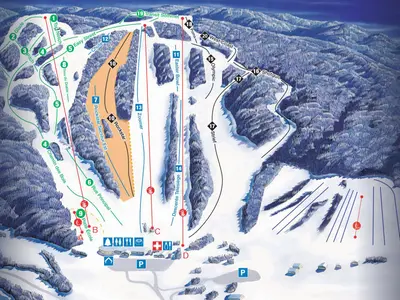 Pistenplan Edelweiss