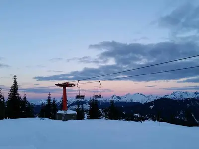 Skifahren mit traumhaften Panoramablick © Sasquatch Mountain Resort