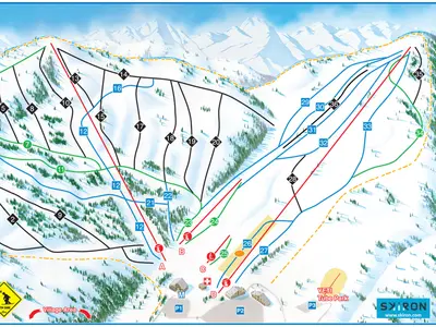 Pistenplan Sasquatch Mountain Resort