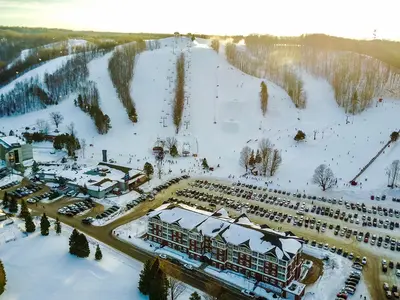 Blick auf das Skigebiet Horseshoe © Horseshoe Resort