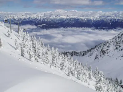 Gondelbahn ins Skigebiet Kicking Horse © Kicking Horse Mountain Resort