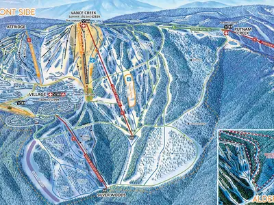Pistenplan SilverStar Mountain Resort