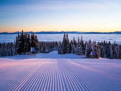 Sonnenaufgang bei Inversionswetterlage © Bree Tombs / SilverStar Mountain Resort