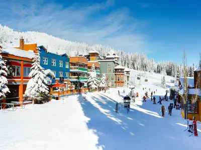 Blick auf das Dorf © SilverStar Mountain Resort