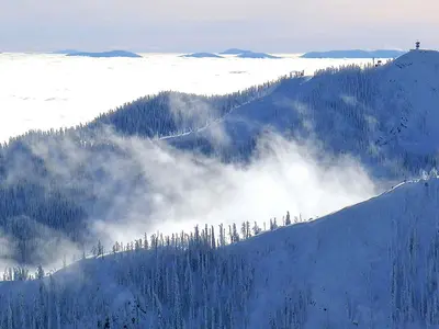 Blick auf die Berge des Red Mountain Resorts © RED Mountain Resort