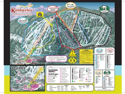 Pistenplan Kimberley Alpine Resort