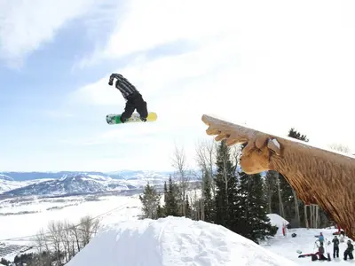 Jump im Snowpark Jackson Hole © Jackson Hole Mountain Resort