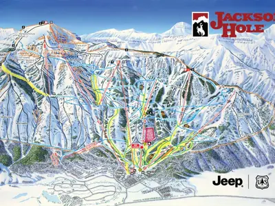 Pistenplan Jackson Hole