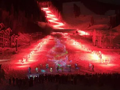 Silvester auf den Pisten © Deer Valley Resort