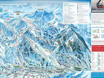 Pistenplan Snowbird