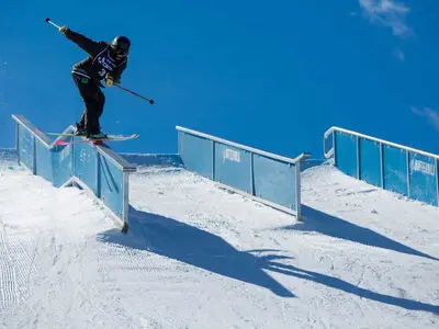 Fähigkeiten im Snowpark von Buttermilk testen © Aspen Skiing company
