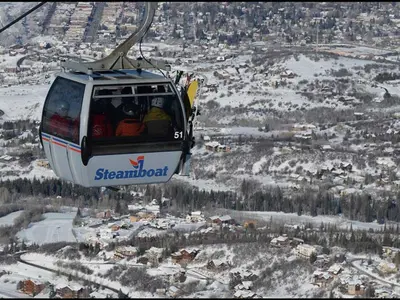 Aufstig mit der Gondel  © Steamboat Ski & Resort Corp