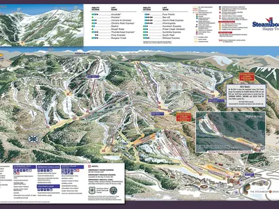 Pistenplan Steamboat