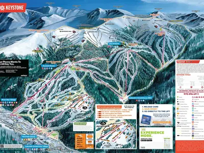 Pistenplan Keystone Resort