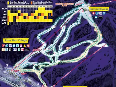 Pistenplan Keystone Resort