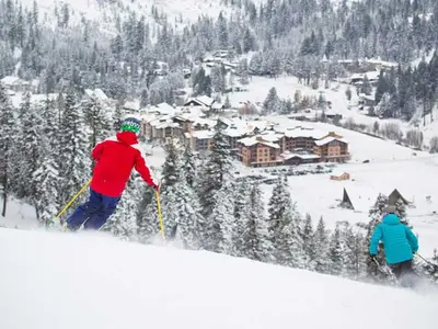 Blick ins Tal von Olympic Valley © Olympic Valley Alpine Meadows