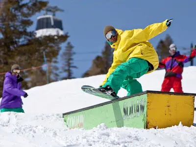 Snowboardfun in Alpine Meadows © Squaw Valley Alpine Meadows, Novaphoto