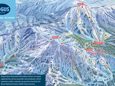 Pistenplan Bogus Basin