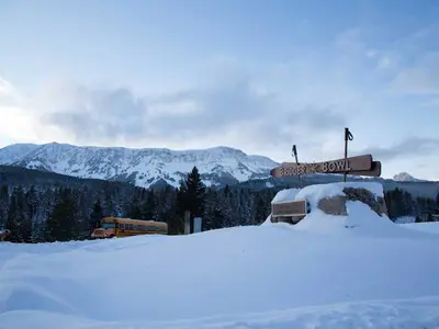 Ankunft in Bridger Bowl © Bridger Bowl Ski Area