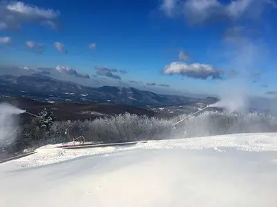 Beschneiung der Pisten in Bromley Mountain © Bromley Mountain