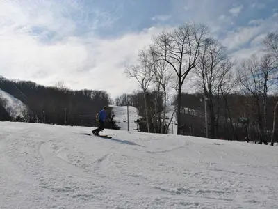 Breite Pisten zum Skifahren © Catamount Ski Area