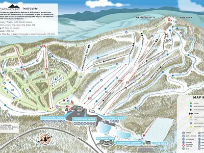 Pistenplan Catamount Ski