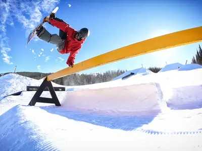 An den Rails die Fähigkeiten verbessern © Tripp Fay, Copper Mountain