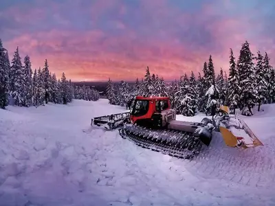 Snowcat für perfekt präparierte Pisten © Timberline Ski Area