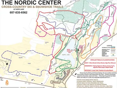 Pistenplan Greek Peak Mountain Resort