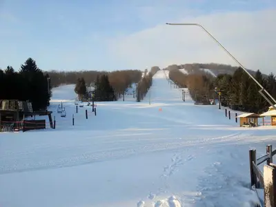 Blick auf die Pisten © Greek Peak Mountain Resort