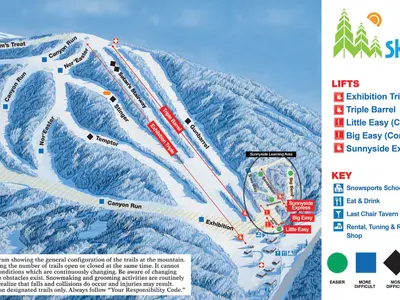 Pistenplan Ski Sundown