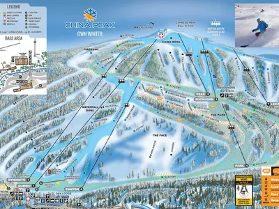 Pistenplan China Peak