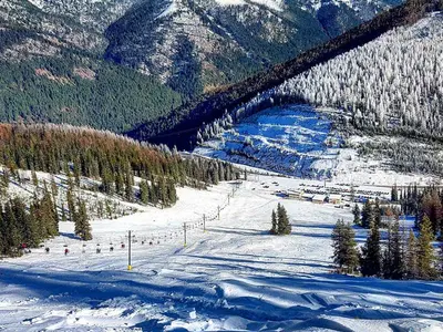 Blick ins Tal von Lookout Pass © Lookout Pass Ski & Recreation Area